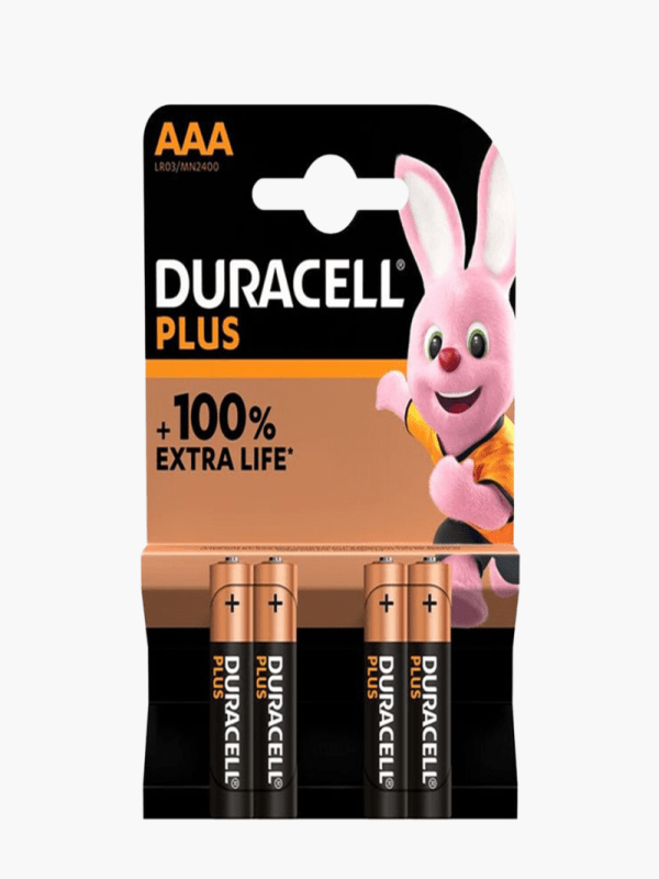 Duracell Plus - Piles AAA extra life (x4)