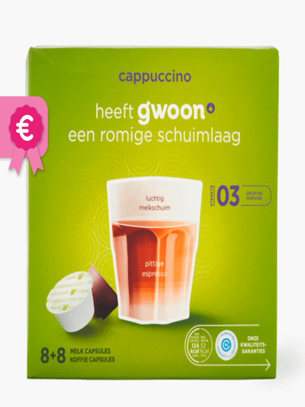  G'woon Dolce Gusto Cappuccino 16St.