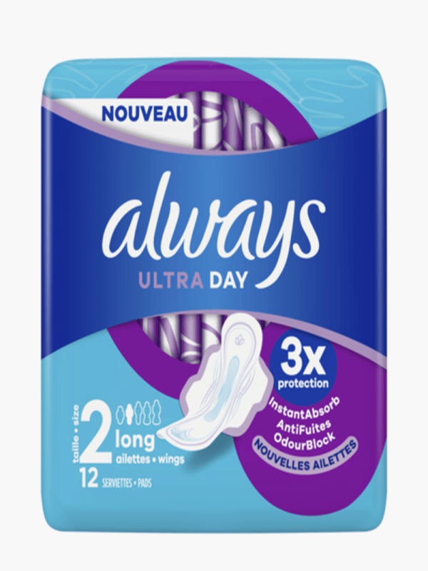 Always - Serviettes hygiéniques, long (x12)