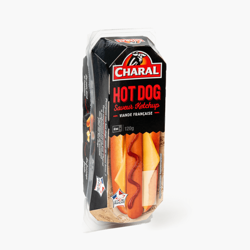 Charal - Hot dog saveur ketchup (120g)