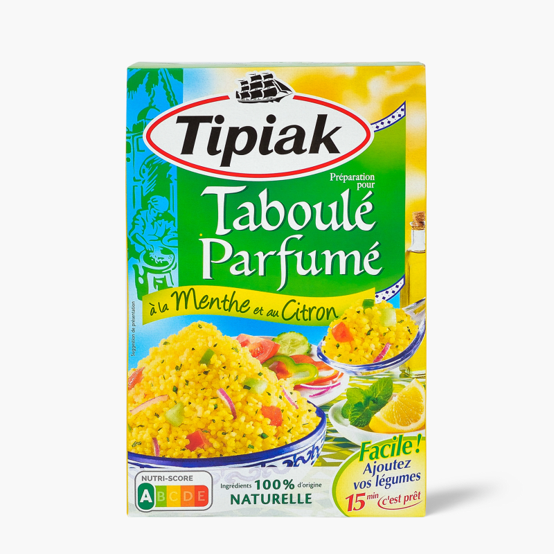 Tipiak - Taboulé parfumé à la menthe & citron (350g)