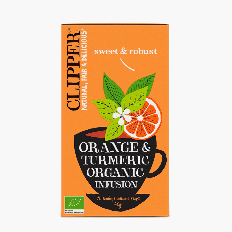 Clipper Orange & Turmeric Organic Infusion 20St. 45g