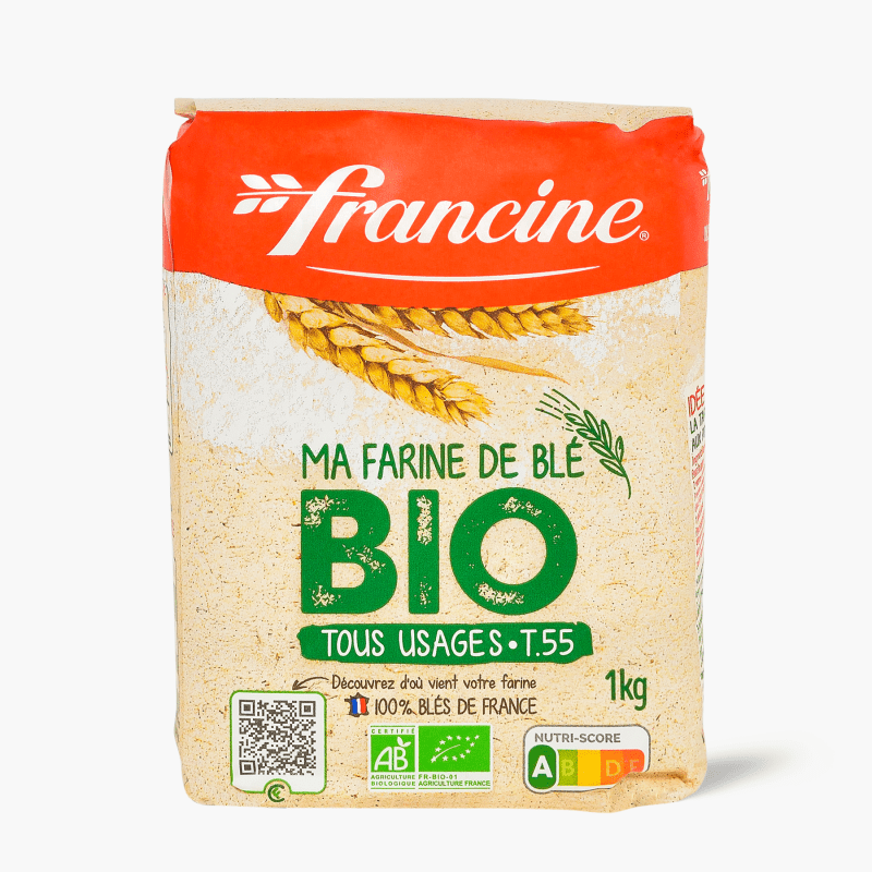 Francine - Farine de blé T55 Bio (1kg)