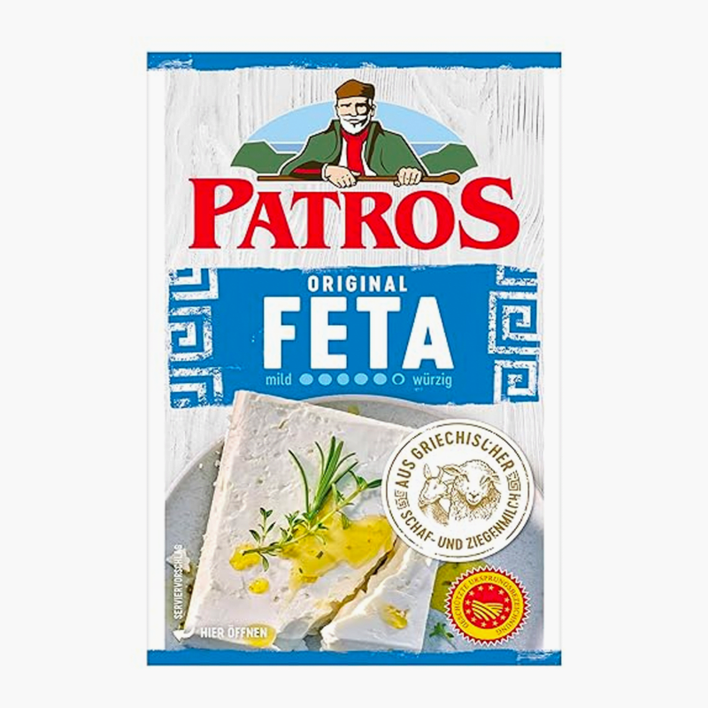 Patros Original Feta Würzig 45% Fett. i. Tr. 150g