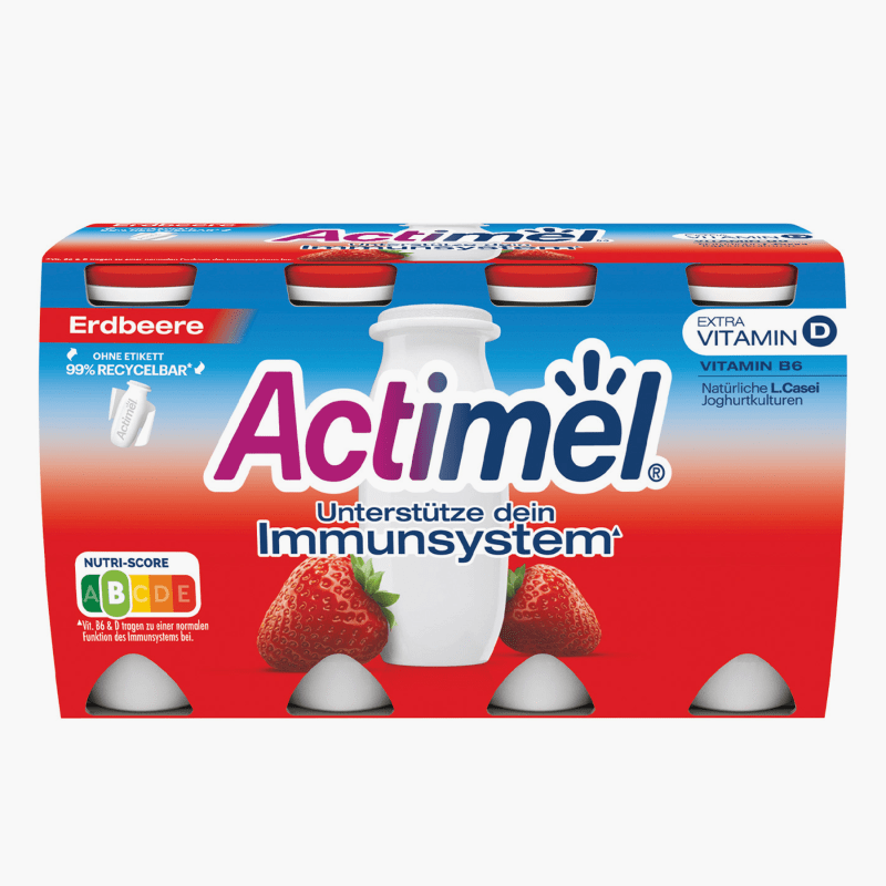 Danone Actimel Drink Pur 8x100g bei Flink online bestellen!