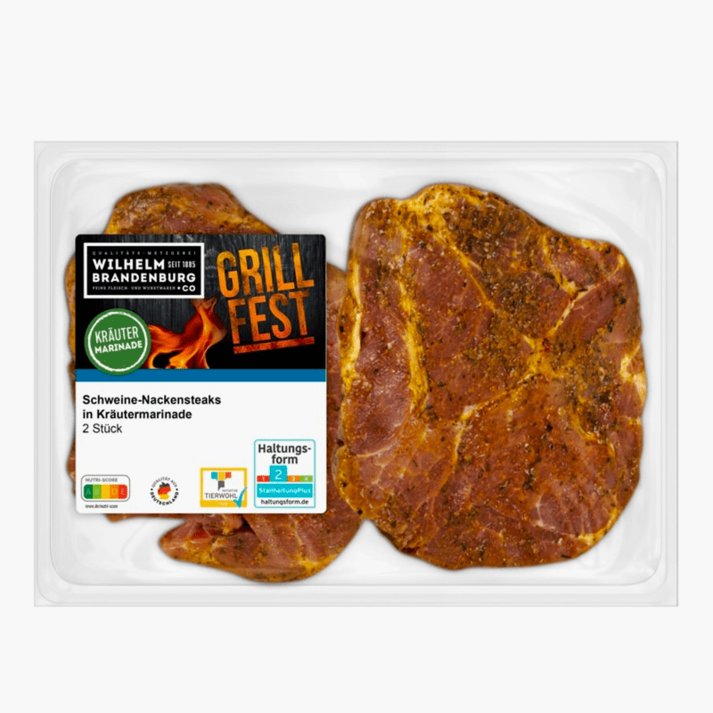 ca.400g Age mariniert Flink bei online Schweinenackensteak bestellen! Dry