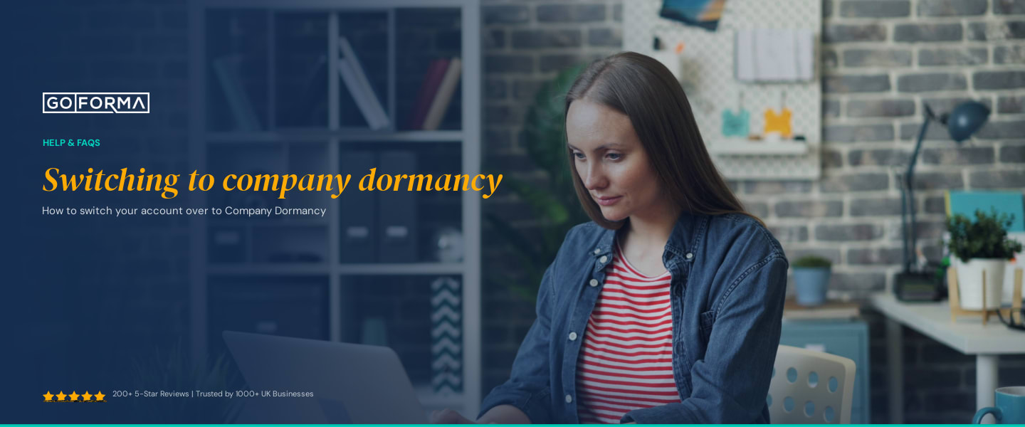 Switching to company dormancy - GoForma Help & FAQs | UK Accountants & Tax Advisors