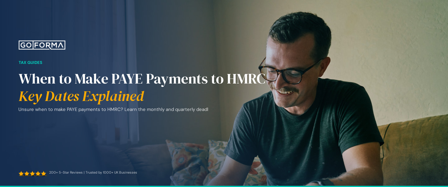When to Make PAYE Payments to HMRC – Key Dates Explained - GoForma Tax Guides | UK Accountants & Tax Advisors