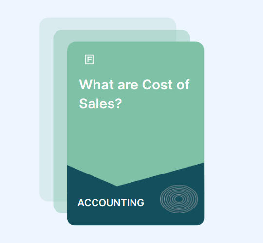 What are Cost of Sales? guide