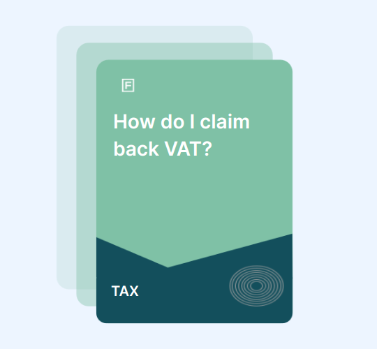 Reclaiming VAT on business expenses
