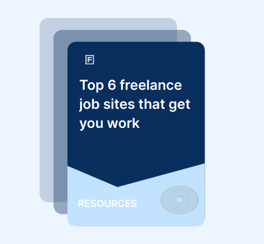 6 pieces of toast with different topics representing the variety of freelance job sites