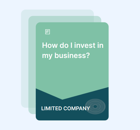 How do I invest in my business?