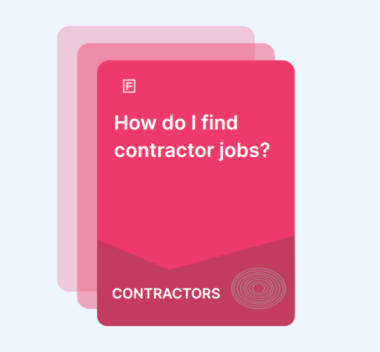 How do I find contractor jobs? guide