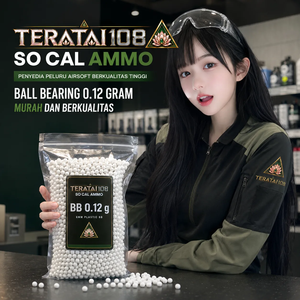 Teratai108 So Cal Ammo Penyedia Peluru Airsoft Berkualitas Tinggi