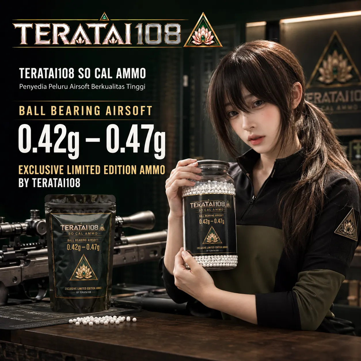 Teratai108 So Cal Ammo Penyedia Peluru Airsoft Berkualitas Tinggi