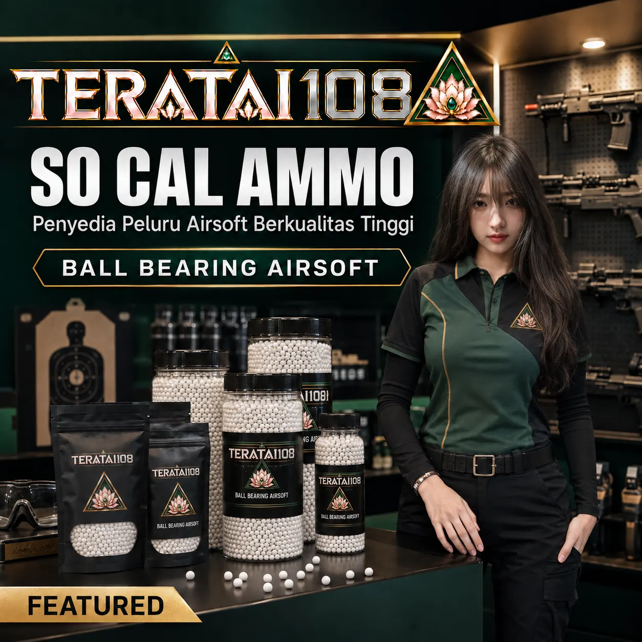 Teratai108 So Cal Ammo Penyedia Peluru Airsoft Berkualitas Tinggi