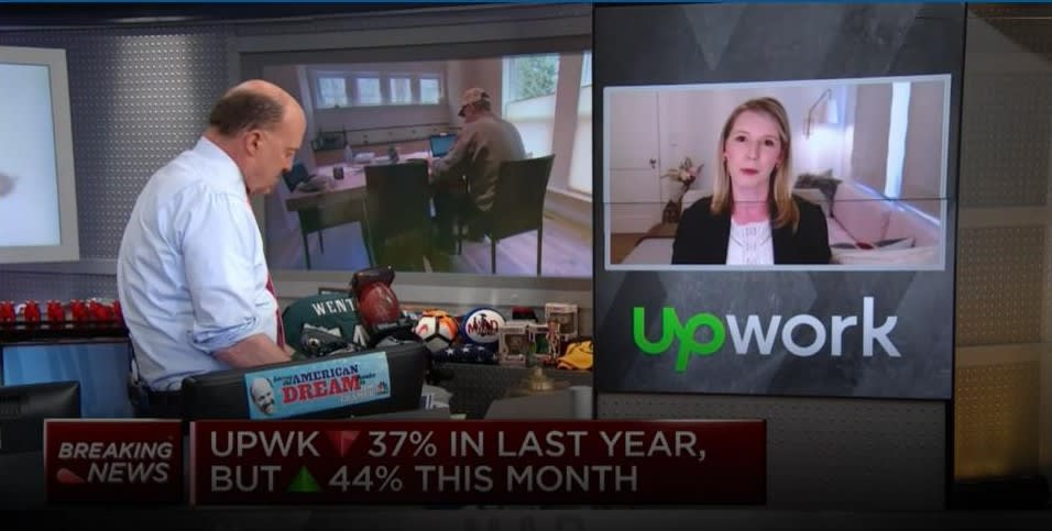 GoLance Reacts To CNBC’s Mad Money Interview With Upwork CEO Hayden Brown