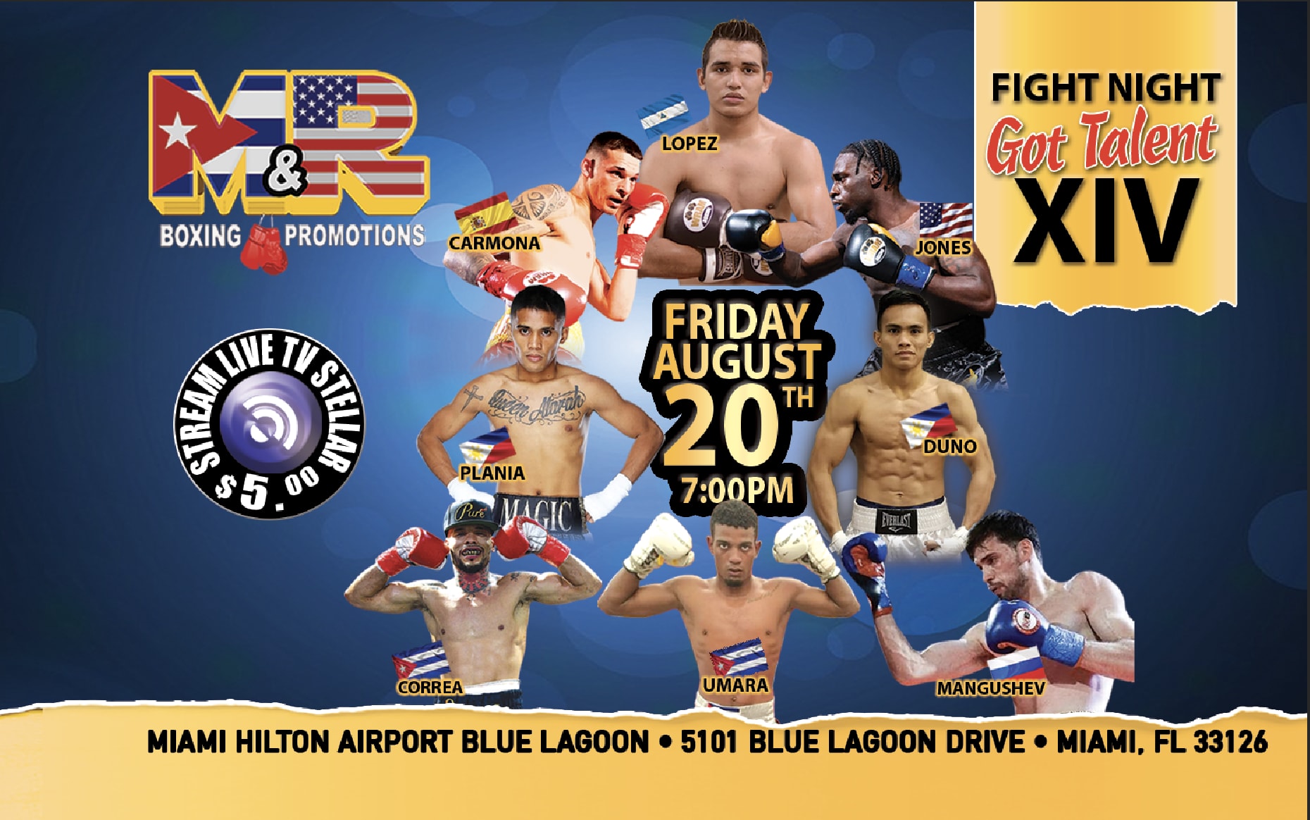 M&R Boxing Promotions Presents • Stellar Tickets