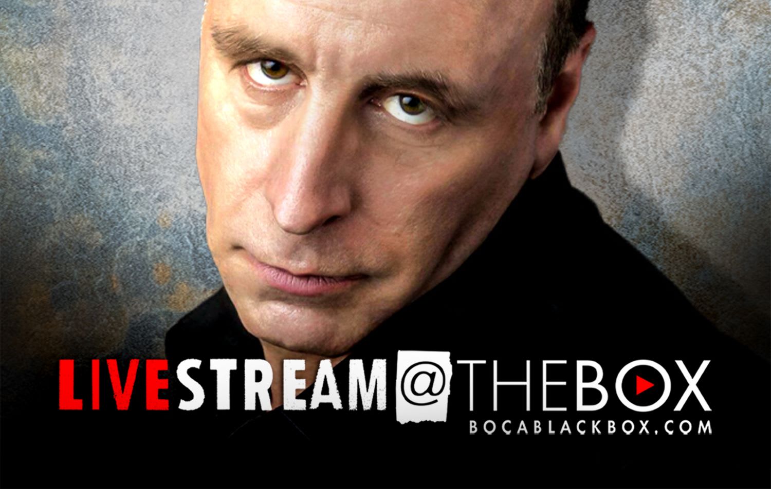 Comedian Vic DiBitetto Livestream The Box • Stellar Tickets
