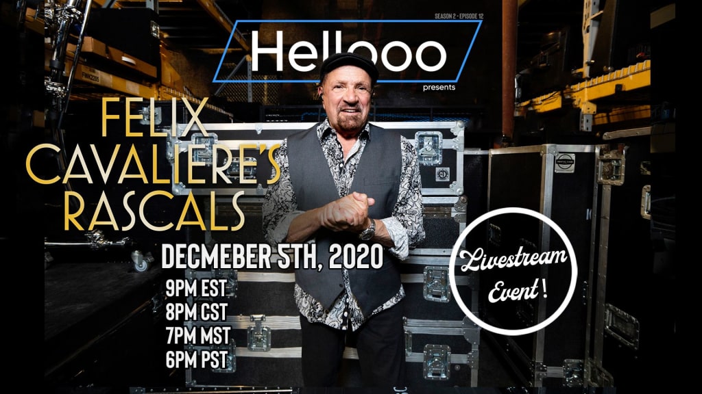 Felix Cavaliere's Rascals FIRST EVER LIVESTREAM Concert • Stellar Tickets