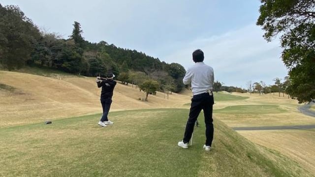KZ GOLF LAB ラウンドレッスン 油山ゴルフクラブ