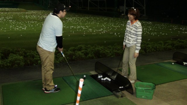 吉崎千晃ゴルフレッスン フェニックスゴルフ練習場