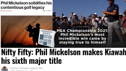 "Phil Mickelson hat wieder gezeigt, warum er eine Golf-Legende ist" - Das sagt die Presse zu seinem Sieg bei der PGA Championship