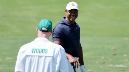 US Masters 2022: Die Bilder zu Tiger Woods' Proberunde