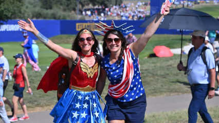 Superhelden auf und neben dem Platz: Die verrücktesten Fans beim Ryder Cup 2023