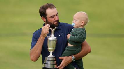 Die schönsten Jubelbilder nach Scottie Schefflers Sieg bei der British Open 2025