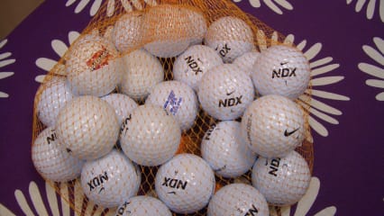 50 Nike Golfbälle ** NDX ** Nike NDX Lakeballs im Netzbeutel - TOP