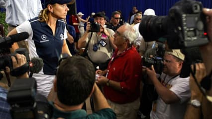 Das Interesse der Medien an Sörenstams Teilnahme war immens. Sie war 2003 die beste Golferin der Welt. (Foto: Getty)