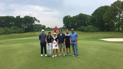 Golf Post Community mit eigenem ProAm-Flight Genau diese junge und dynamische Berichterstattung bietet auch Golf Post aus Belgien und ist die gesamte Turnierwoche über vor Ort. Den Auftakt machte das ProAm, bei dem zwei Mitglieder der Golf Post Community zusammen mit einem Redakteur und dem englischen Profi Oliver Fisher an den Start gingen.(Foto: Golf Post)