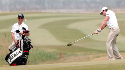 Brett Rumford ist am Finnen Mikko Ilonen vorbeigezogen und führt nach dem dritten Tag bei der Volvo China Open. (Foto:Getty) 