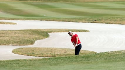 Moritz Lampert spielte am dritten Tag eine solide 71er Runde und erspielt sich damit die Finalteilnahme. Sein Kollege Max Kieffer scheiterte am Cut. (Foto: Getty)