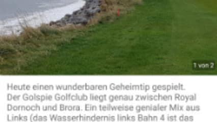 Golf am MeerGolf spielen direkt am Meer, ist immer eine feine Sache. Nur ein bisschen kühler könnte es zu dieser Jahreszeit doch werden.(Foto: Golf Post App)