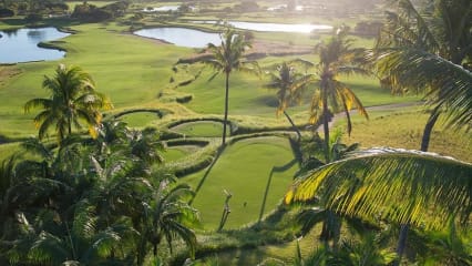 Golf auf MauritiusEin atemberaubender Blick über den Platz.  (Foto: Heritage Golf Club)