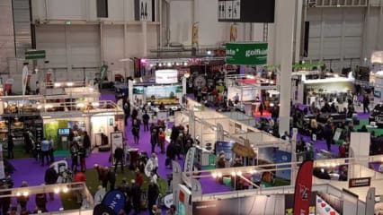 Golf so weit das Auge reicht! Ungefähr 210 Aussteller bevölkerten am Wochenende die Hamburger Messe. (Foto: Golf Post)