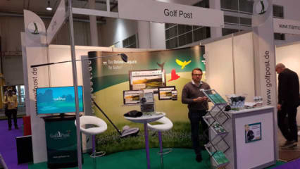 Und mitten drin: Golf Post. Mit einem eigenen Stand präsentierten wir uns auch dieses Jahr wieder den golfinteressierten Besuchern.(Foto: Golf Post)