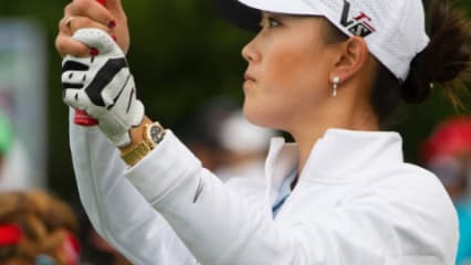 Michelle Wie hat's am zweiten Tag an einem einzigen Loch verspielt: Sie spielte ein Quintuplebogey an der Zehn, notierte die Neun an einem Par 4. (Foto: Getty)