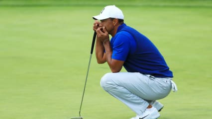 Kalter PutterBesonders auf den Grüns hatte Tiger Woods seine Probleme. Dreiputts, ausgelippte Bälle - ein Eagle aus elf Metern war kein Problem für den 15-fachen Majorsieger, aber aus drei Metern wollte nur wenig fallen.(Foto: Getty)