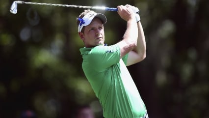 Luke Donald greift an: Der Engländer ist in einer glänzenden Position für die kommenden 2 Tage. (Foto: Getty)