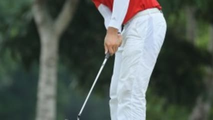 Auf dem dritten Platz, mit drei Schlägen Abstand zu Sullivan, wartet außerdem der Franzose Julien Quesne auf eine schwäche der Briten. (Foto: Getty)