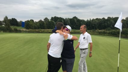 "Team Golf Post" am Start beim ProAm der Porsche European Open 2019