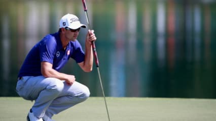 Adam Scott ist weiterhin der hartnäckigste Verfolger von Stenson. Auch in der dritten Runde gehen die beiden wieder als letzter Flight auf die Runde. (Foto: Getty)