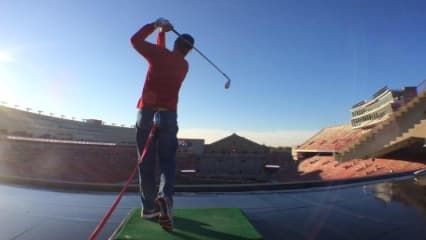 Twitter Bilder der Woche - Golf vor 80.000 Zuschauern