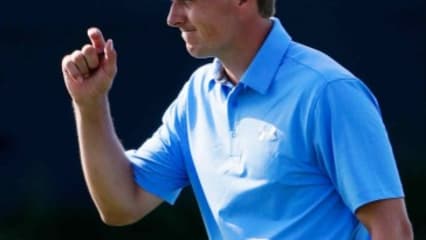 "Sooo knapp" - Jordan Spieth glücklos Bei Jordan Spieth fehlte im ersten Durchgang über weite Phasen das beliebte Quäntchen Glück. Viele Putts liefen dem Youngster über die Kante des Loches. (Foto: Getty)