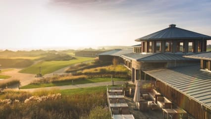 Das Golfhous auf dem WINSTONlinks Course, der sich in Vorbeck bei Schwerin befindet. (Foto: Stefan von Stengel)