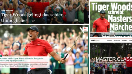 Tiger-Mania - Tiger Woods' Sieg in der Presse