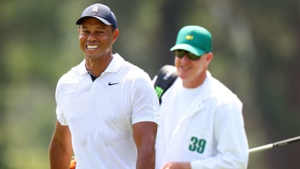 Tiger Woods im Teilnehmerfeld des US Masters 2024. (Foto: Getty)